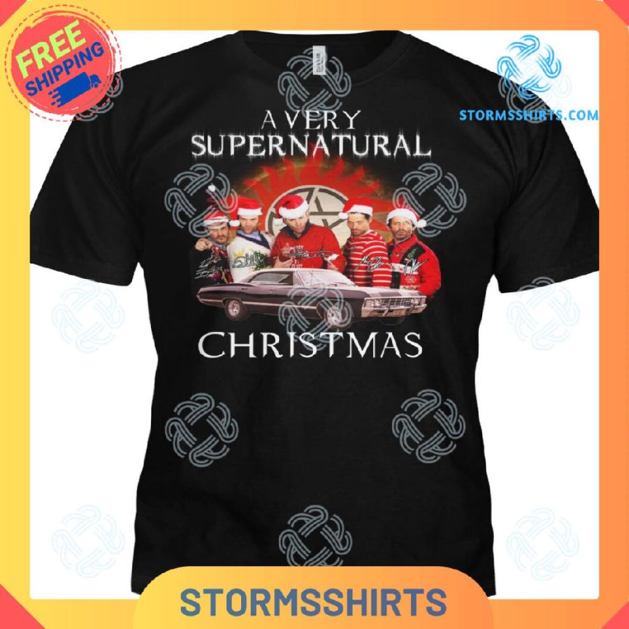 A very supernatural christmas t-shirt