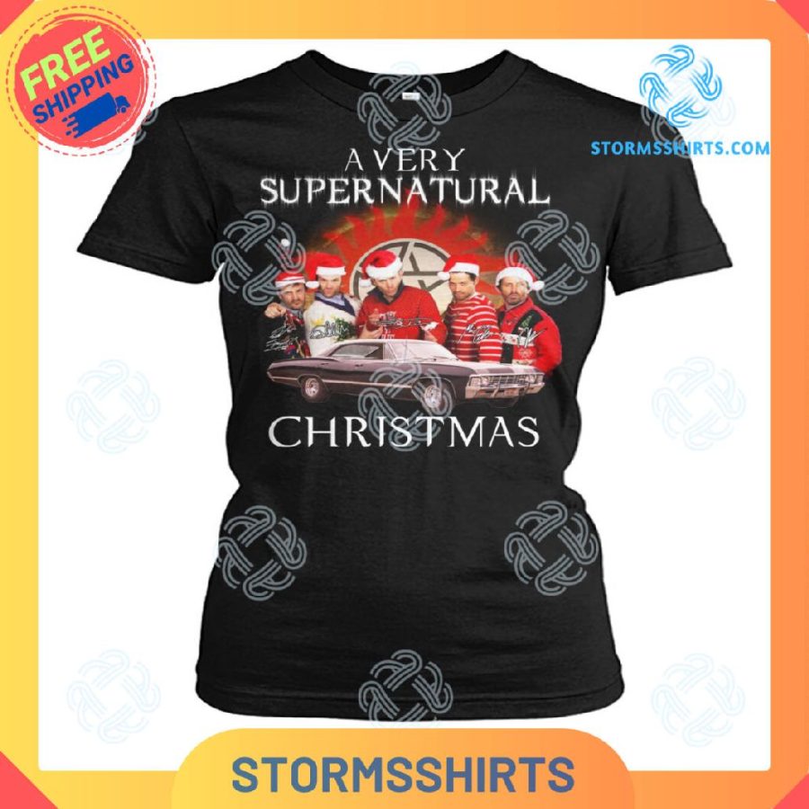 A very supernatural christmas t-shirt