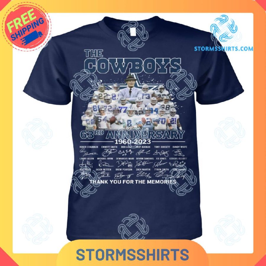 Dallas Cowboys 63rd Anniversary T-Shirt
