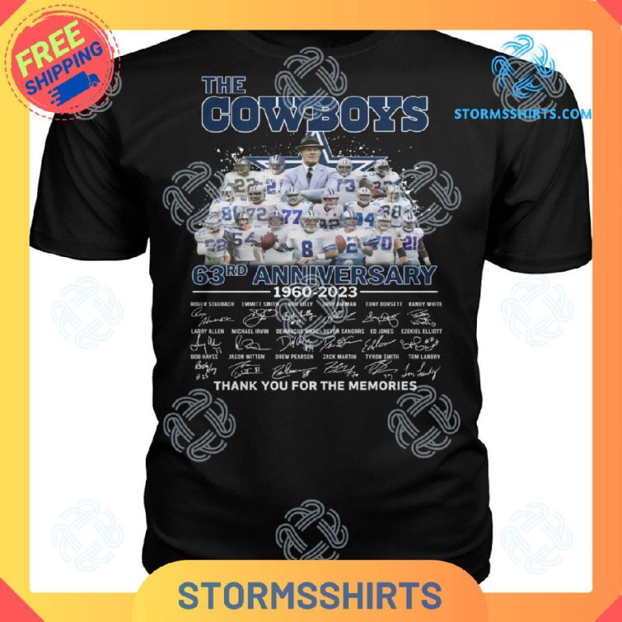 Dallas Cowboys 63rd Anniversary T-Shirt