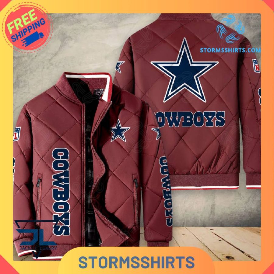 Dallas cowboys quilted bomber jacket