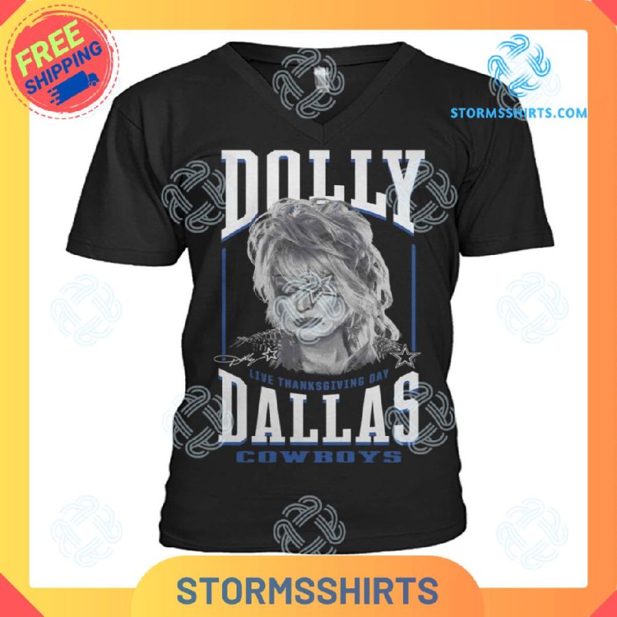 Dallas cowboys dolly parton live thanksgiving day t-shirt