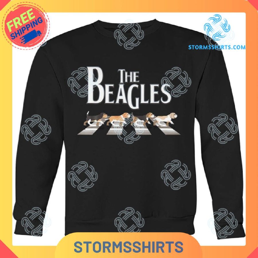 Dog beagles walk sweatshirt
