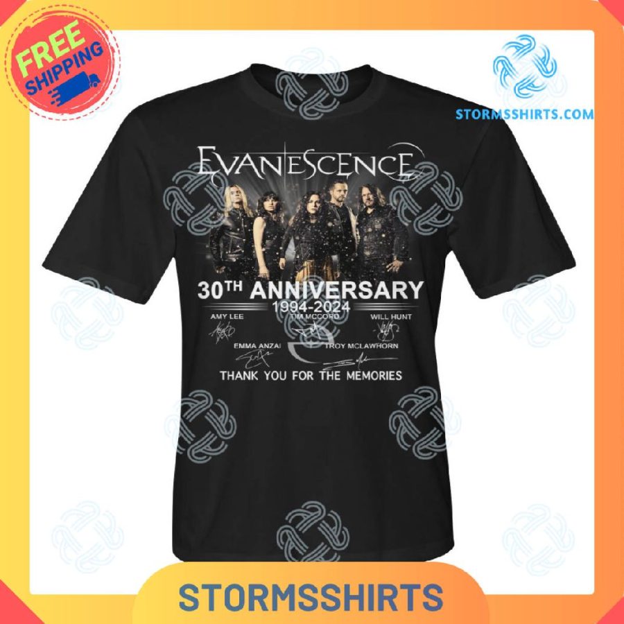 Evanescence 30th anniversary t-shirt