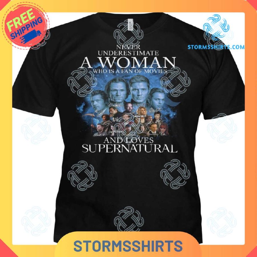 Fan of movies and loves supernatural t-shirt