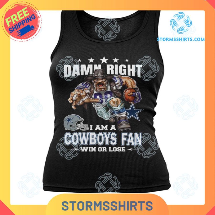 I am a cowboys fan win or lose t-shirt