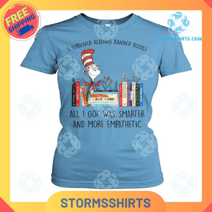 I survived reading banned books t-shirt