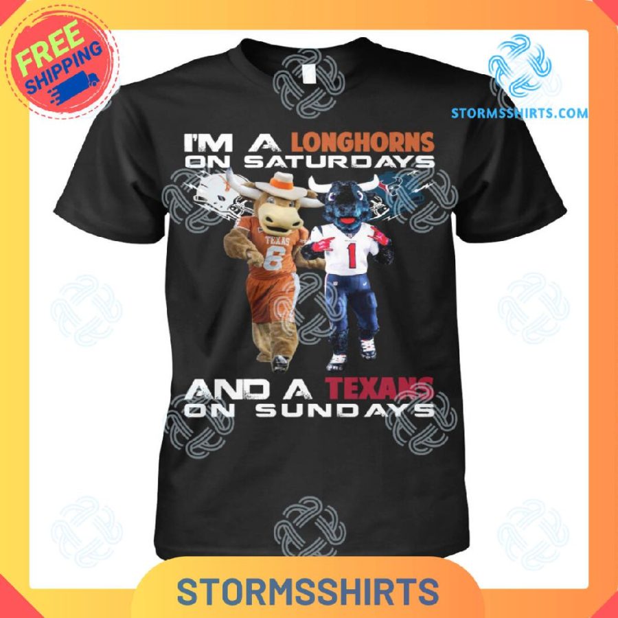 Im a longhorns and a texans t-shirt