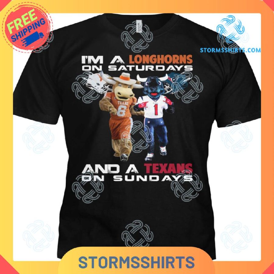 Im a longhorns and a texans t-shirt