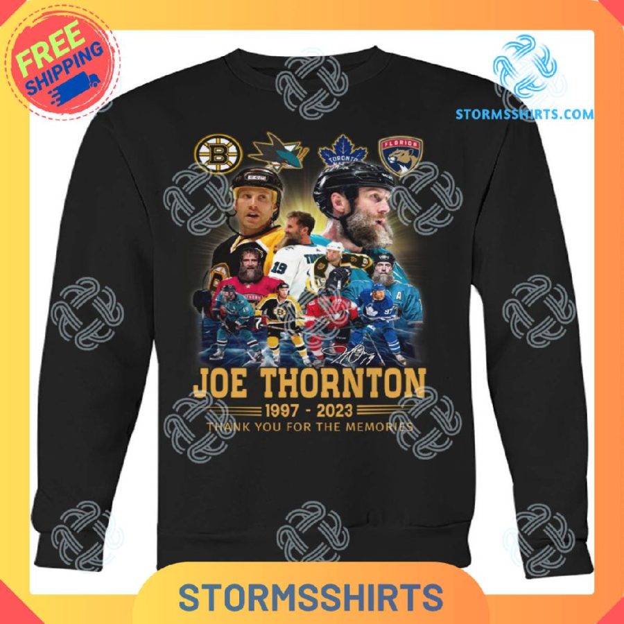 Joe Thornton Thank You For The Memories Sweatshirt