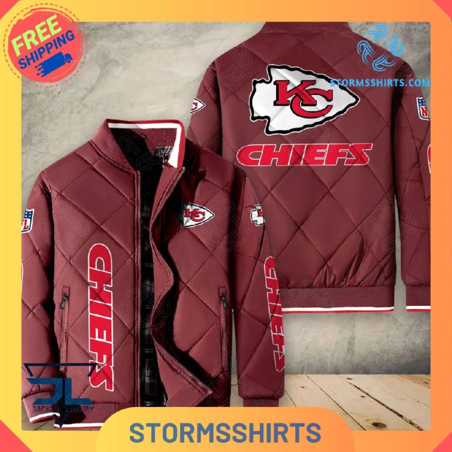 Kansas City Chiefs Quilted Bomber Jacket