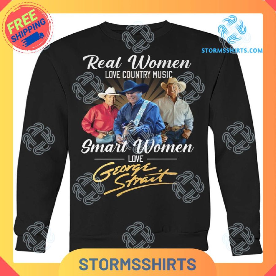 Love country music george strait sweatshirt