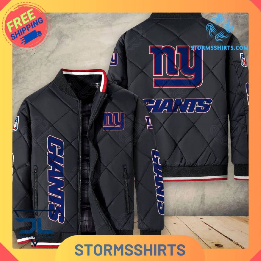 New York Giants Quilted Bomber Jacket