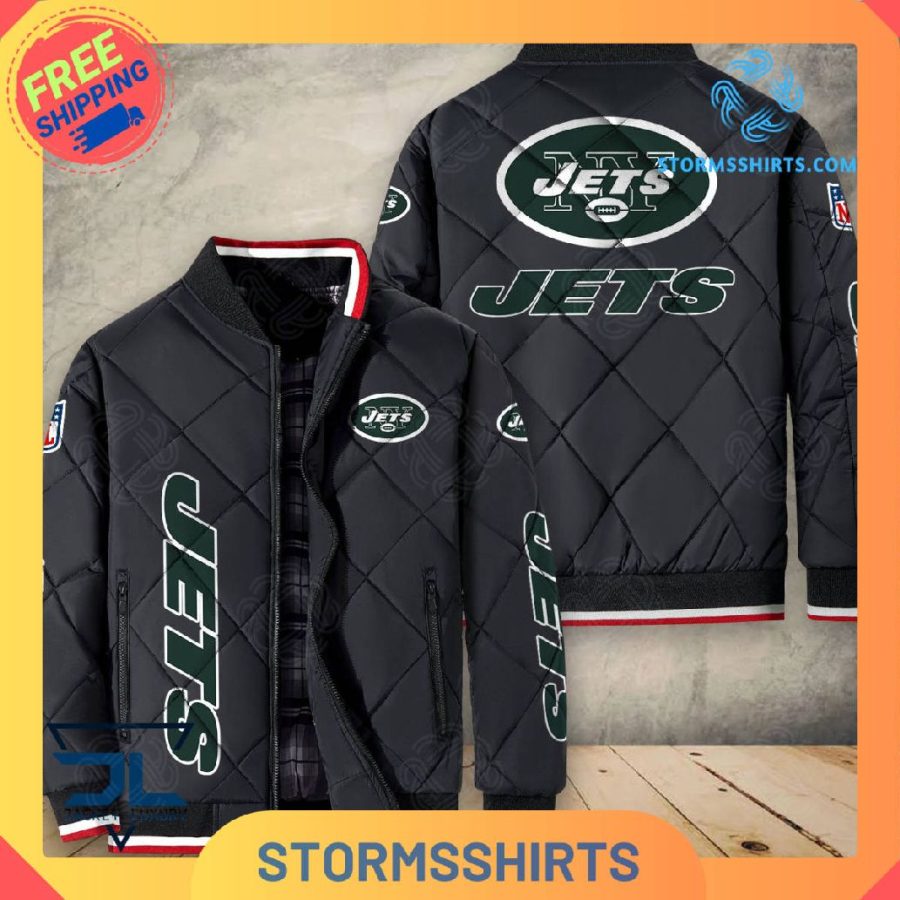 New York Jets Quilted Bomber Jacket