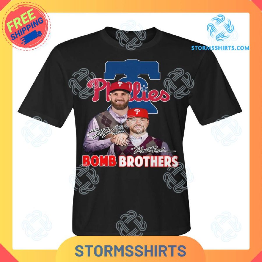 Philadelphia phillies bomb brothers t-shirt