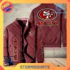 San Francisco 49ers Quilted Bomber Jacket