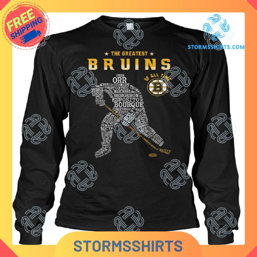 The greatest bruins of all time t-shirt
