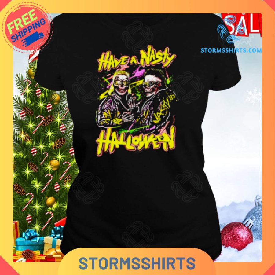 The nasty boys have a nasty halloween shirt