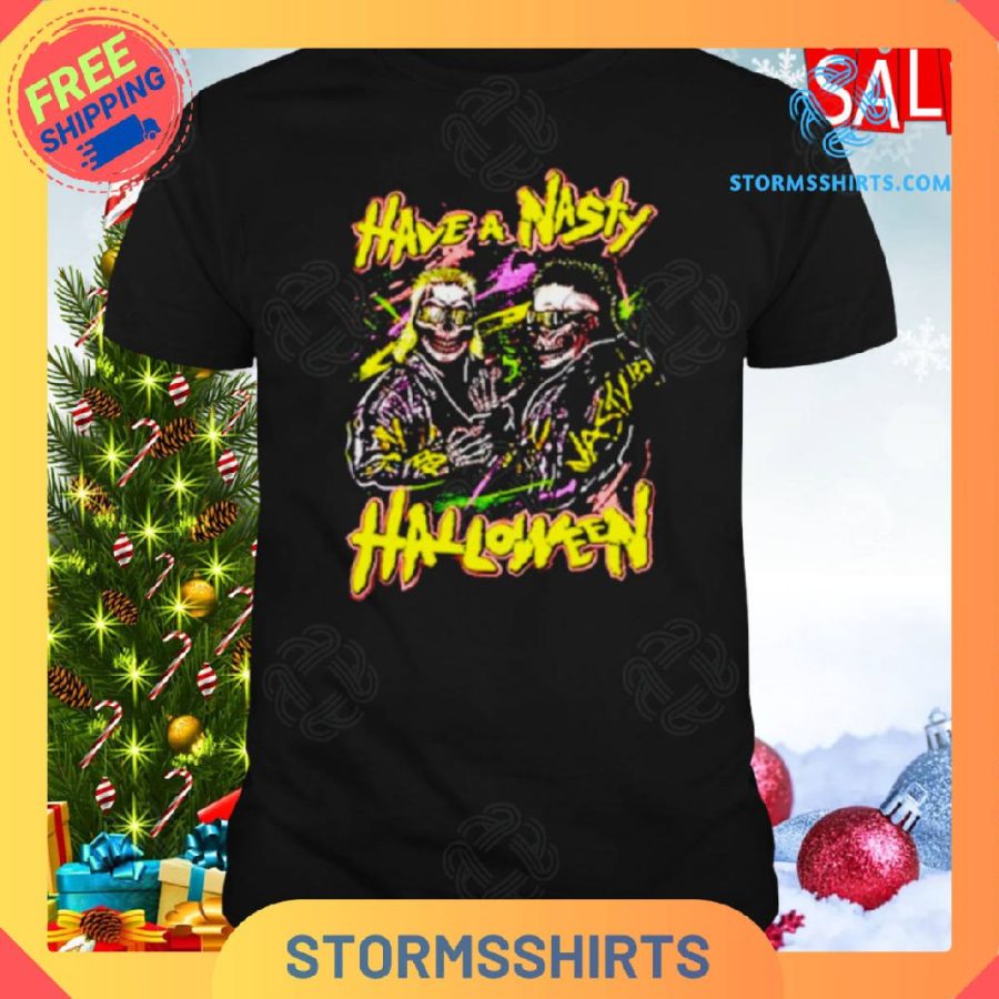 The nasty boys have a nasty halloween shirt