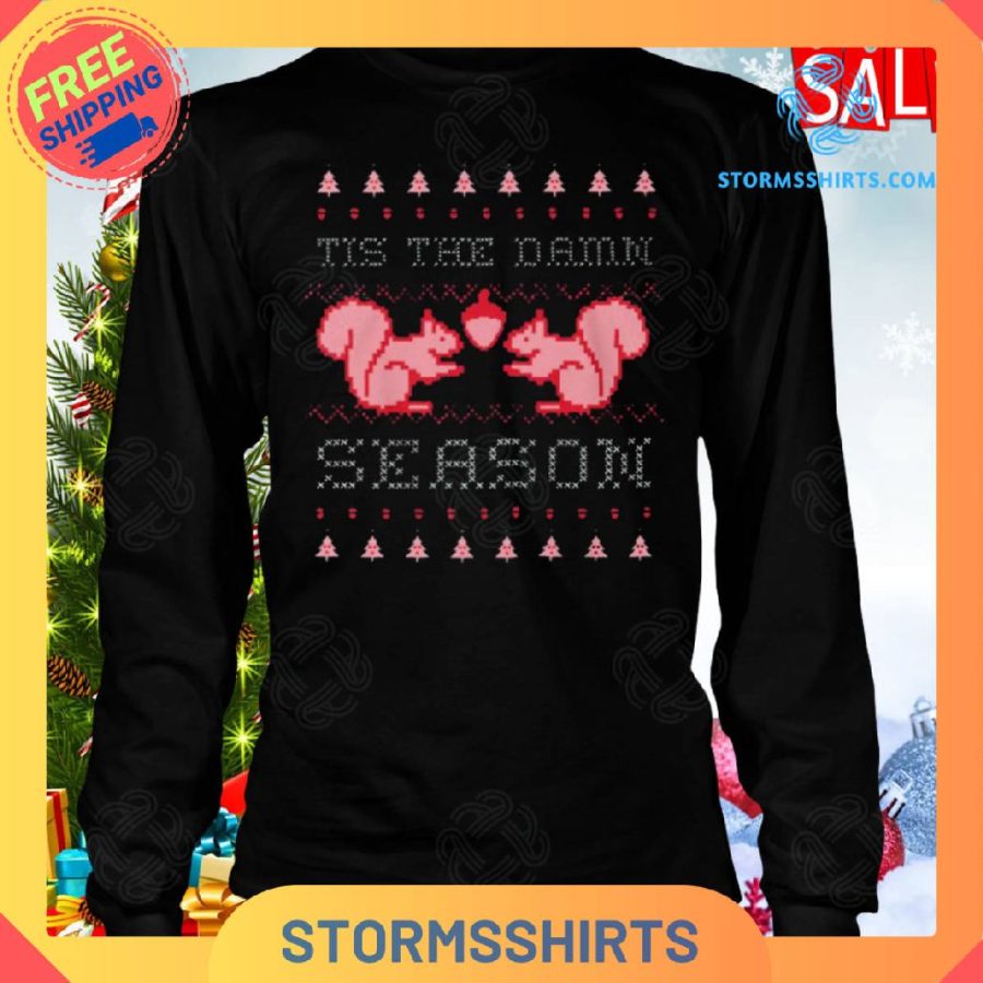 Tis the damn season taylor swift squirrel christmas evermore shirt