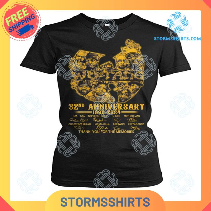 Wu-tang clan 32nd anniversary t-shirt