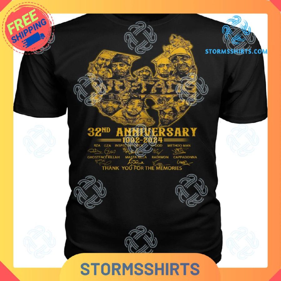 Wu-tang clan 32nd anniversary t-shirt