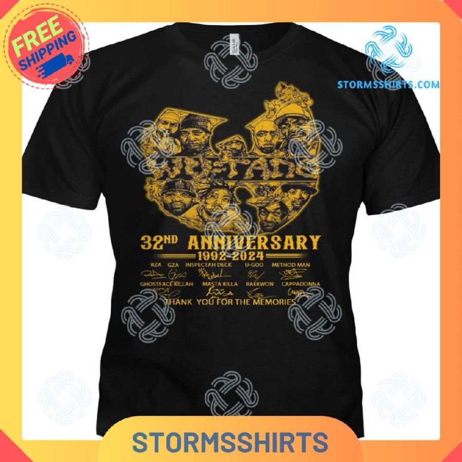 Wu-tang clan 32nd anniversary t-shirt