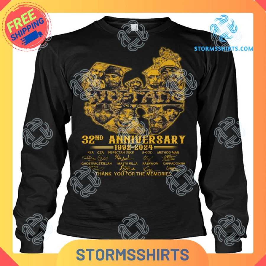 Wu-tang clan 32nd anniversary t-shirt