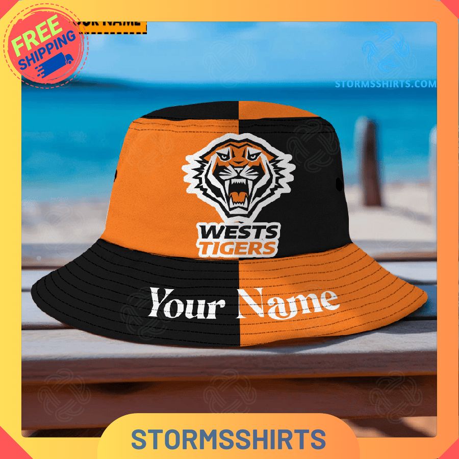 Wests Tigers NRL Personalized Bucket Hat