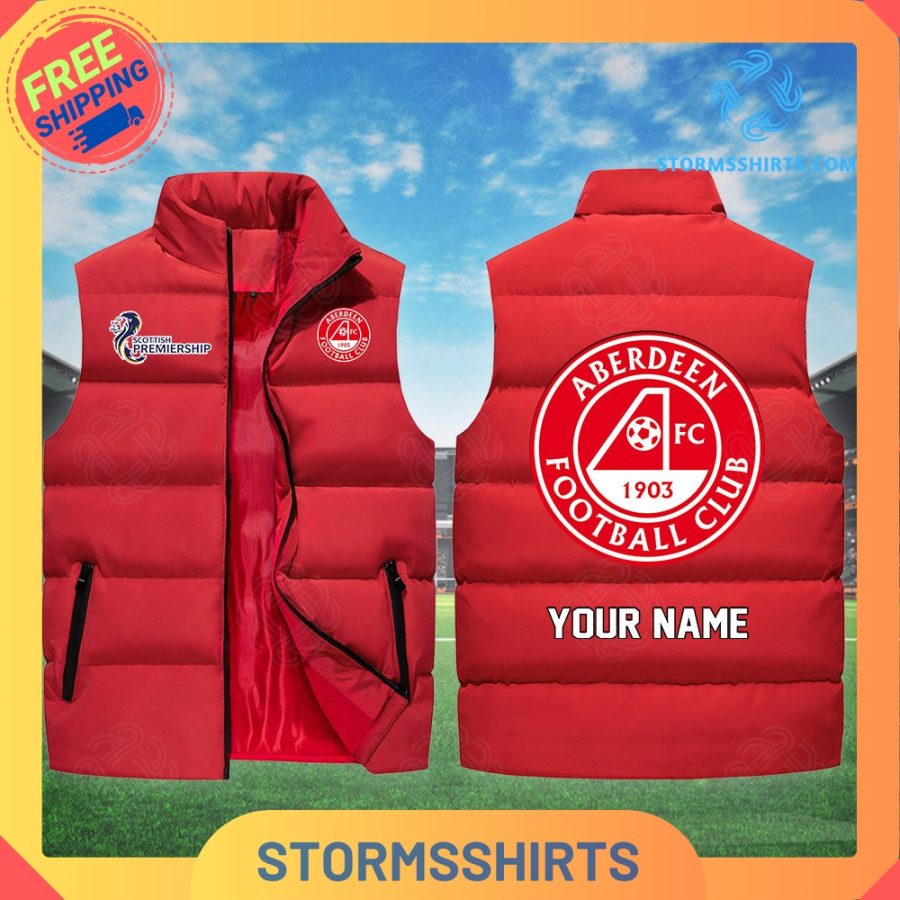 Aberdeen SPFL Personalized Sleeveless Puffer Jacket