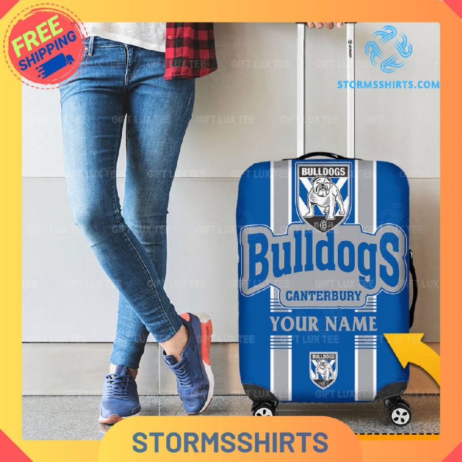 Cronulla Sharks NRL Personalized Luggage Cover