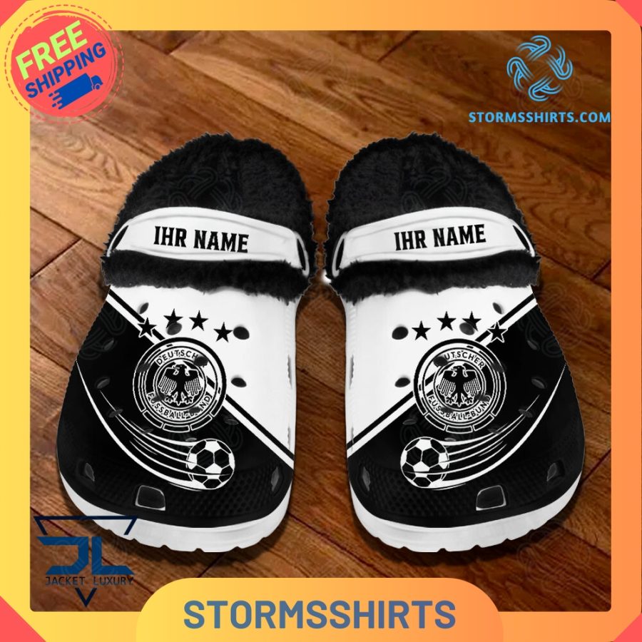 Germany National Football Team Personalized Fuzz-lined Crocs