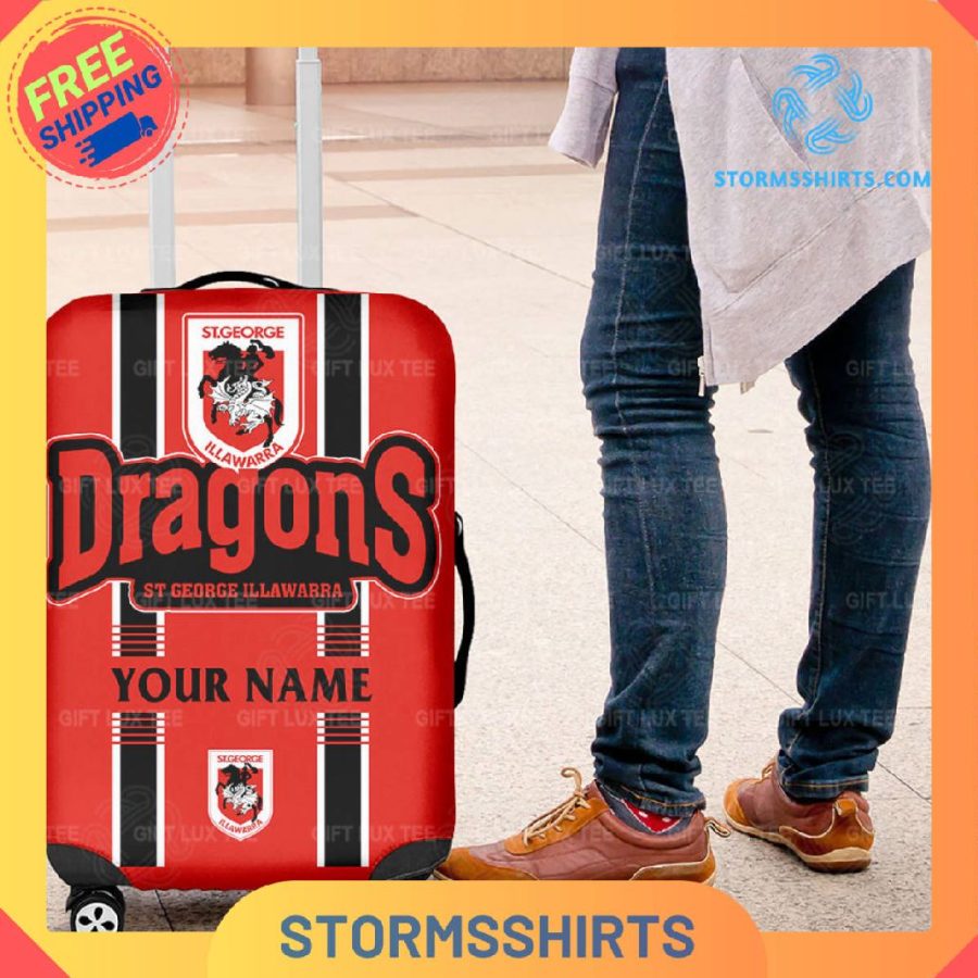 Illawarra dragons nrl personalized luggage cover