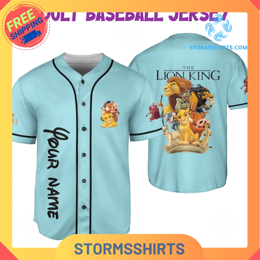 Lion King Baseball Jersey - Stormsshirts.com