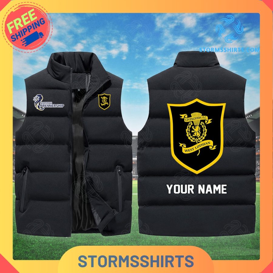 Carolina Panthers Sleeveless Puffer Jacket