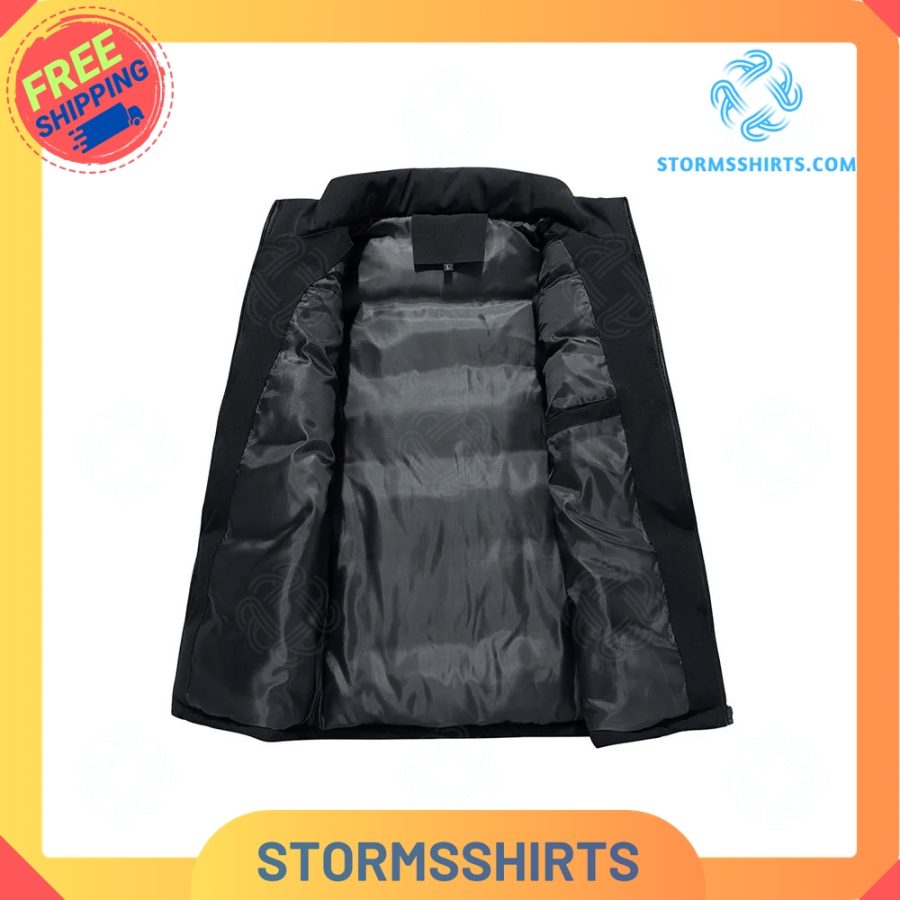 Motherwell spfl personalized sleeveless puffer jacket