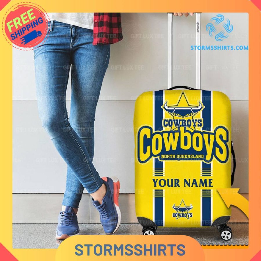 North Queensland Cowboys NRL Personalized Luggage Cover