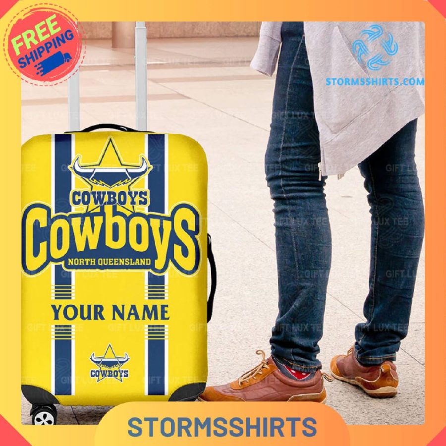 North queensland cowboys nrl personalized luggage cover