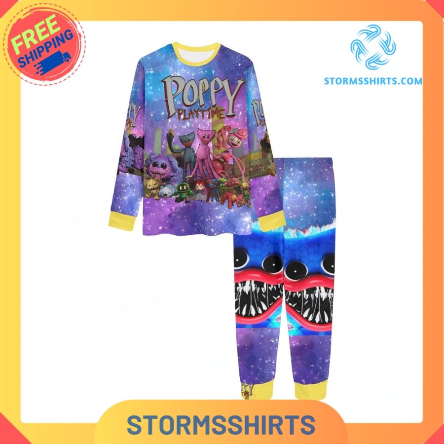 Poppy playtime huggy wuggy pajamas set