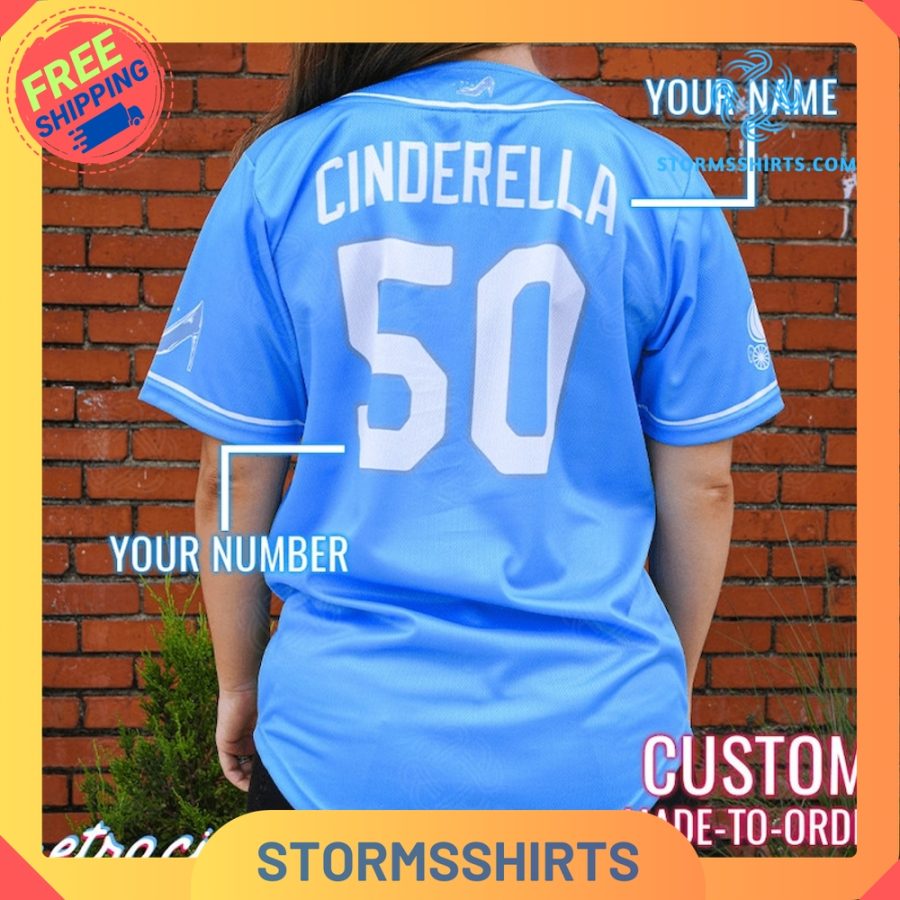 Princess Cinderella Baseball Jersey