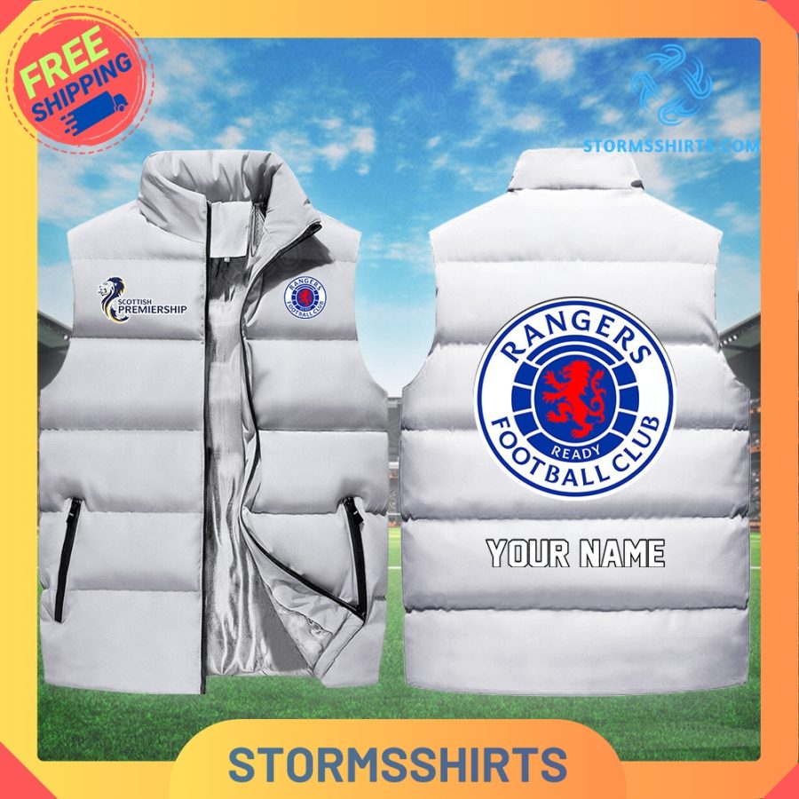 Rangers SPFL Personalized Sleeveless Puffer Jacket