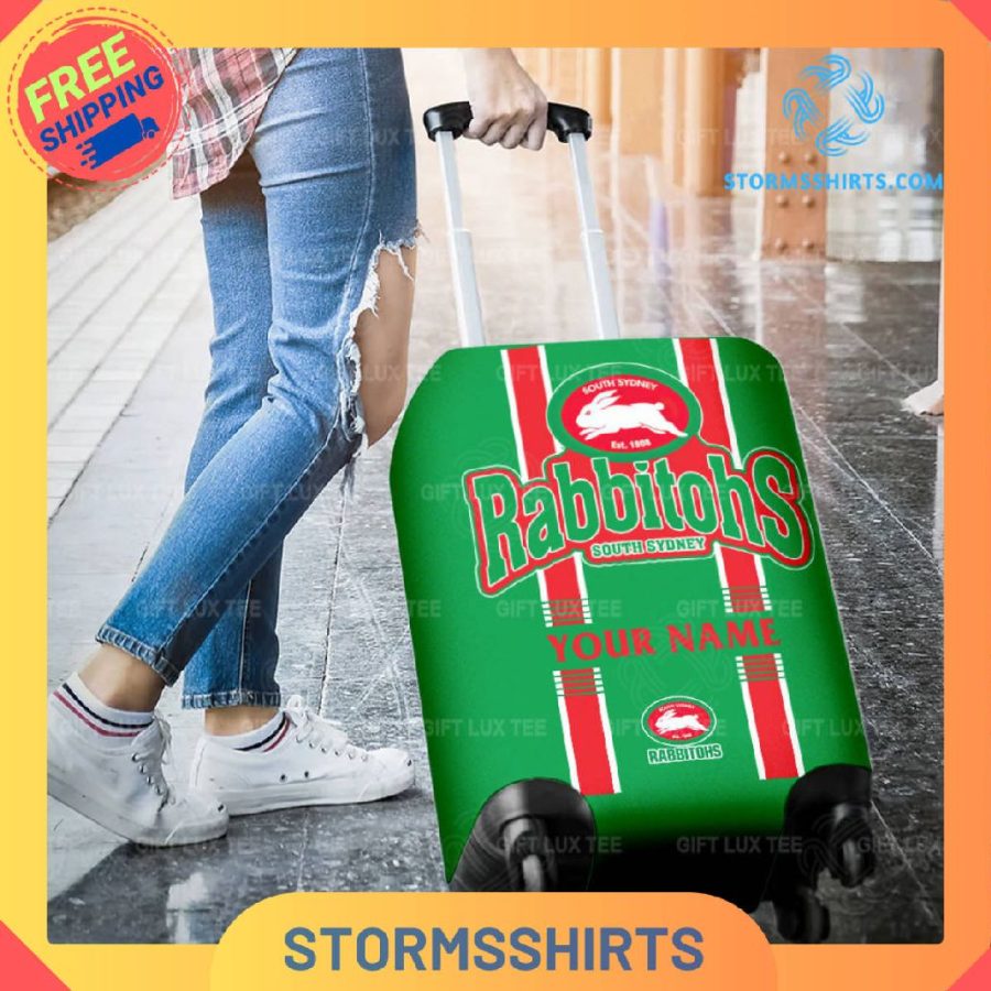 South Sydney Rabbitohs NRL Personalized Luggage Cover