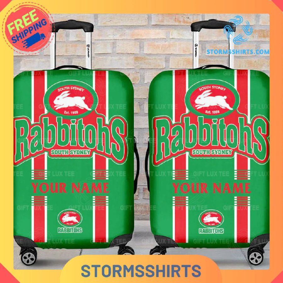 South sydney rabbitohs nrl personalized luggage cover