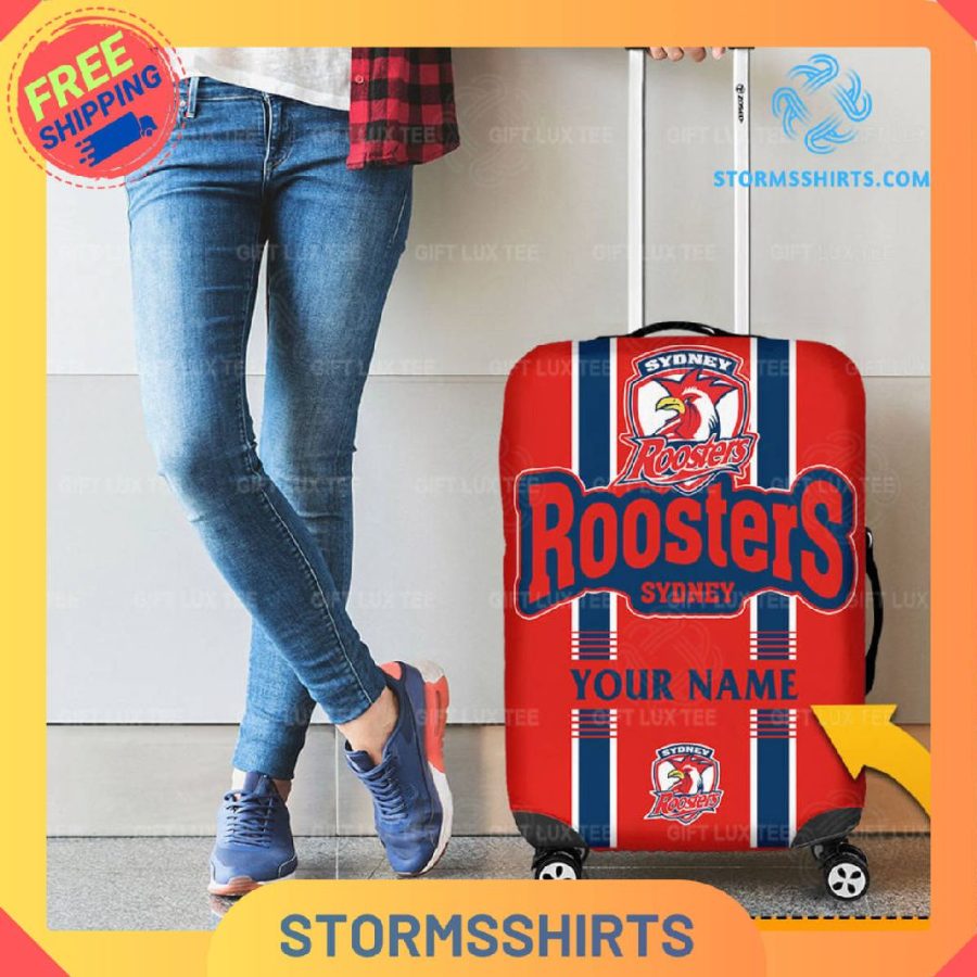 Sydney Roosters NRL Personalized Luggage Cover