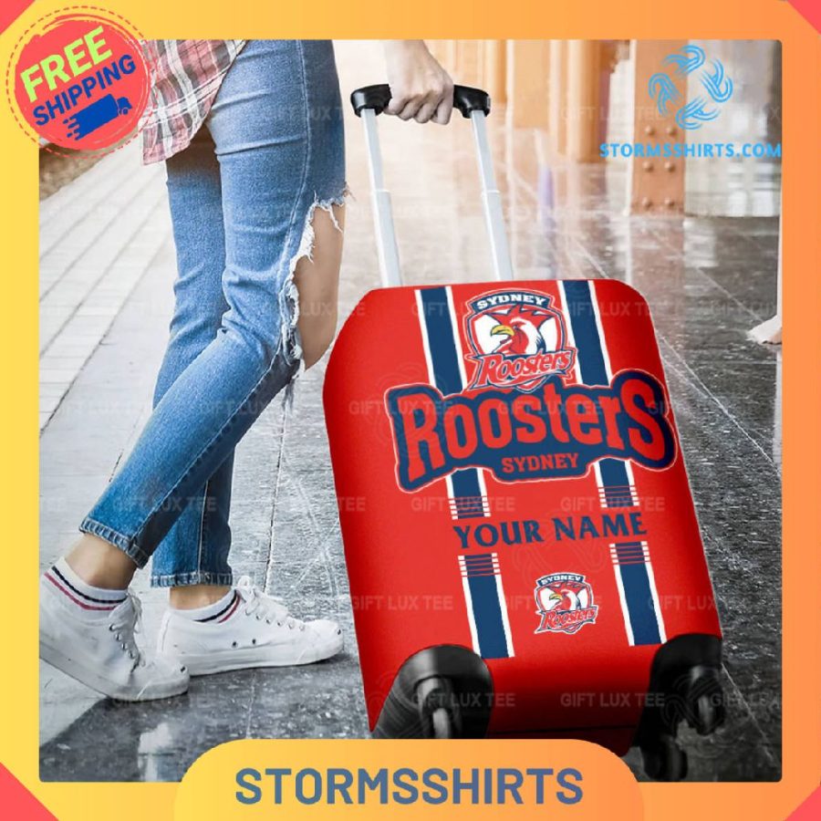 Sydney Roosters NRL Personalized Luggage Cover