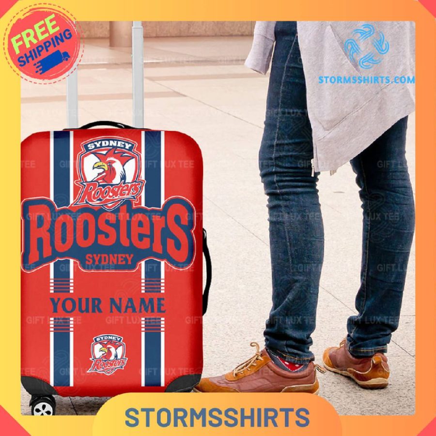 Sydney roosters nrl personalized luggage cover