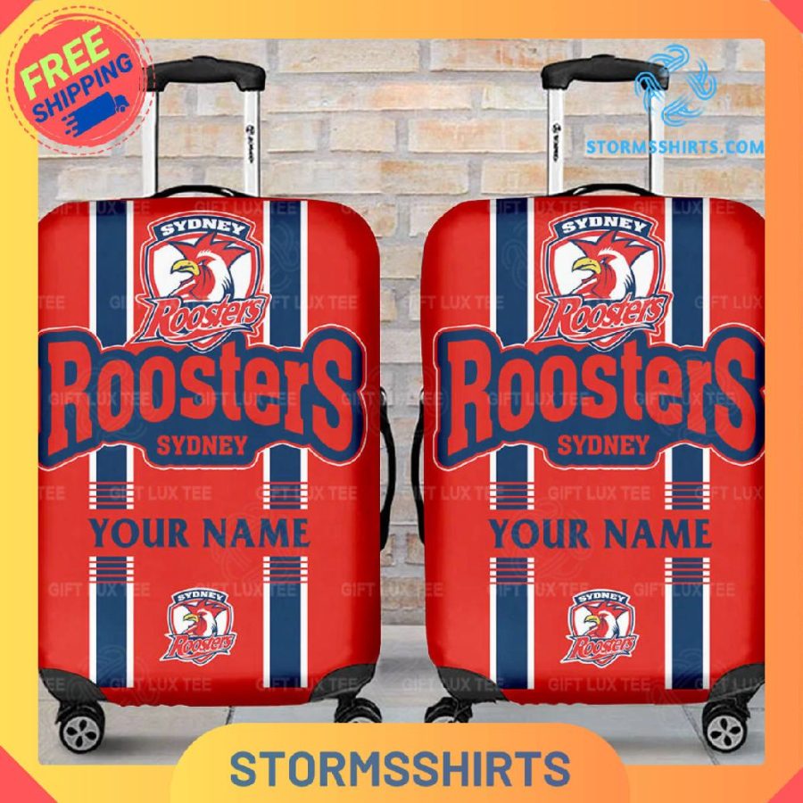 Sydney roosters nrl personalized luggage cover