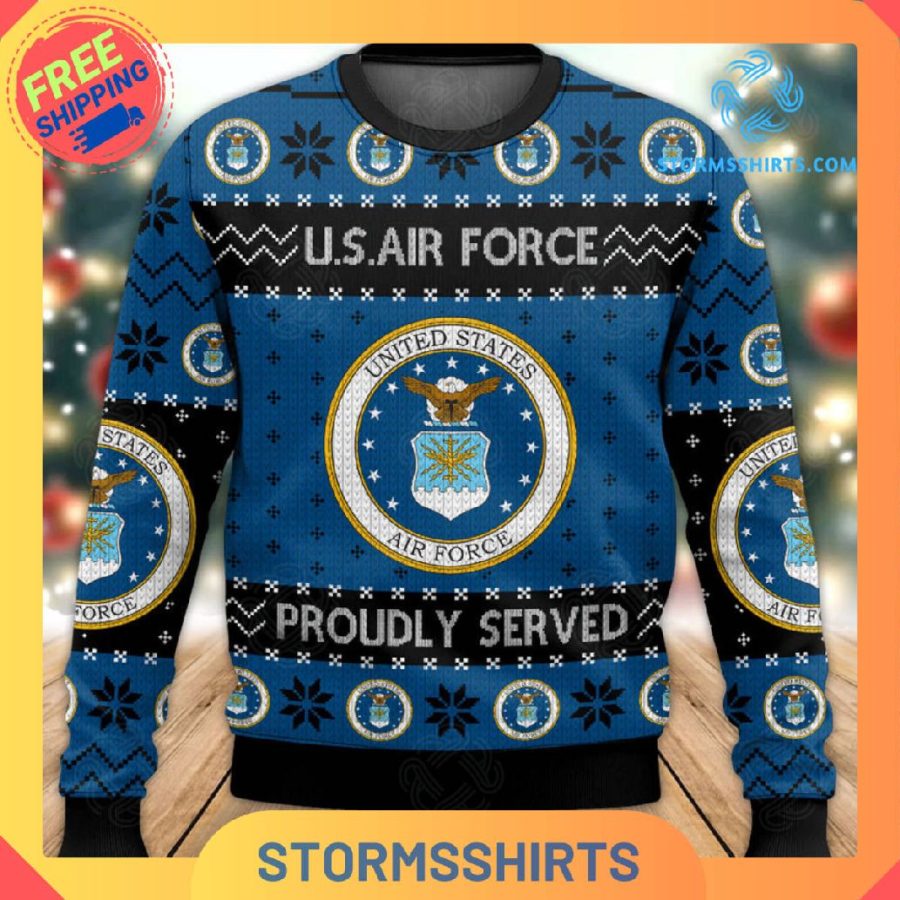Blue Power Rangers Ugly Christmas Sweater