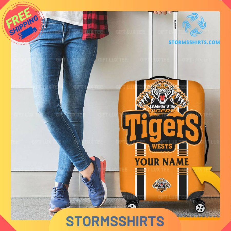 Wests Tigers NRL Personalized Luggage Cover