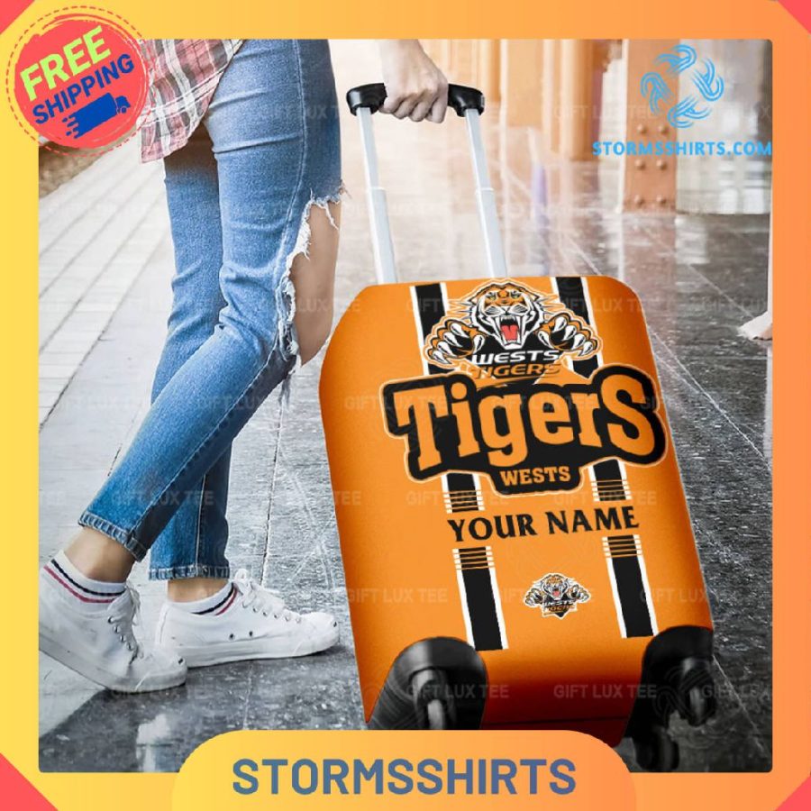 Wests Tigers NRL Personalized Luggage Cover